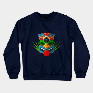 Tiki Mask Crewneck Sweatshirt